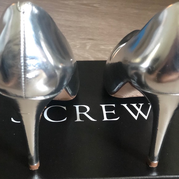 J crew Metallic silver pumps - Picture 4 of 6